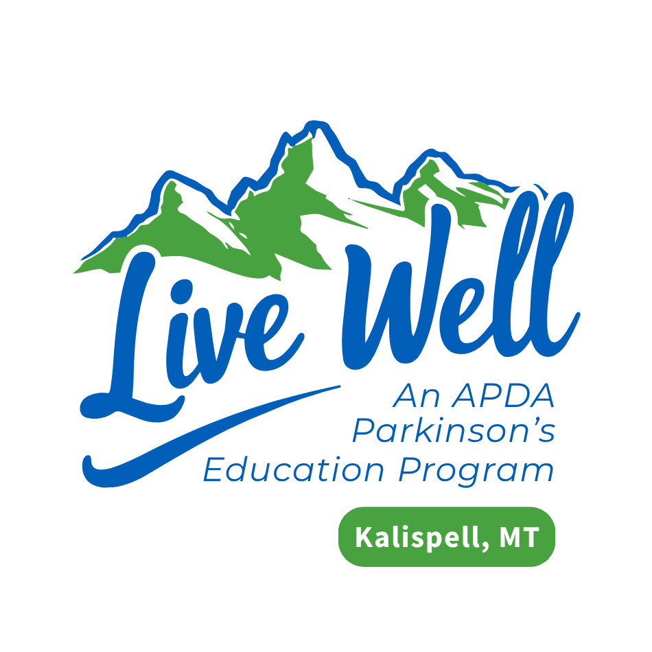 APDA's Living Well with Parkinson's: Community Conversations - Kalispell - logo